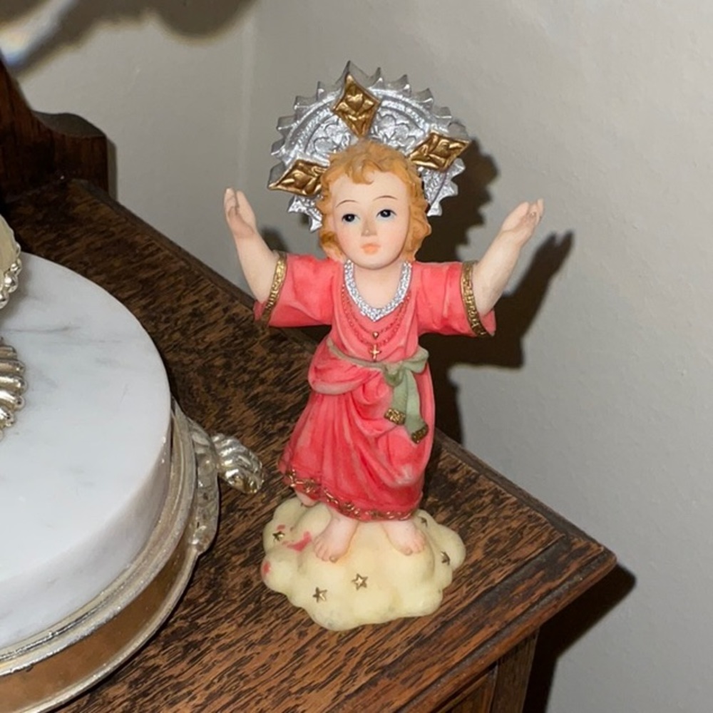 4.5"H Holy Child Santo Divino Nino Statue Divine Child Jesus Holy Figurine